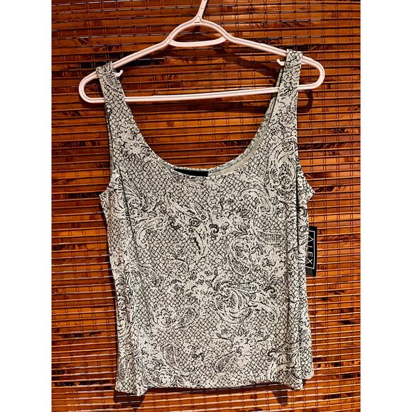 Alex Evenings Blue Paisley Twinset Size Large NWT - Picture 5 of 12